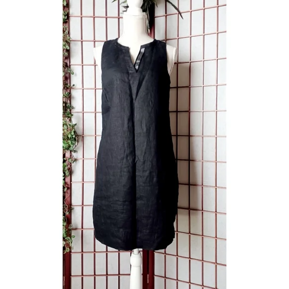 linen dress xxl Linen Maxi Dress with Pockets main image 0